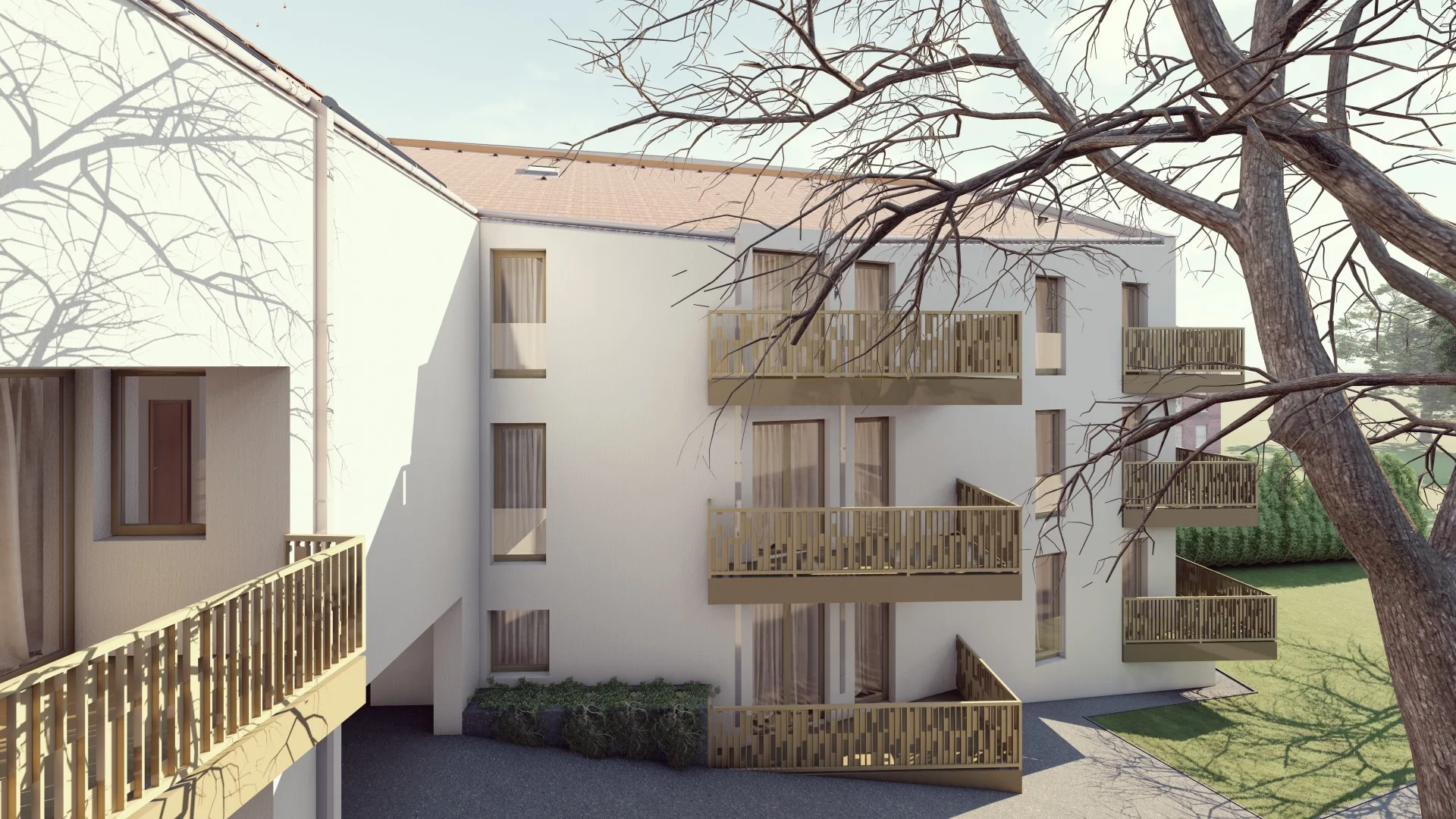 Új építésű, belső kétszintes, dupla komfortos, 96 m²-es, 4 szobás lakás, hozzá tartozó 10 m²-es loggia-val és hőszivattyús fűtéssel Pécs belvárosának közelében eladó! - Kép 4