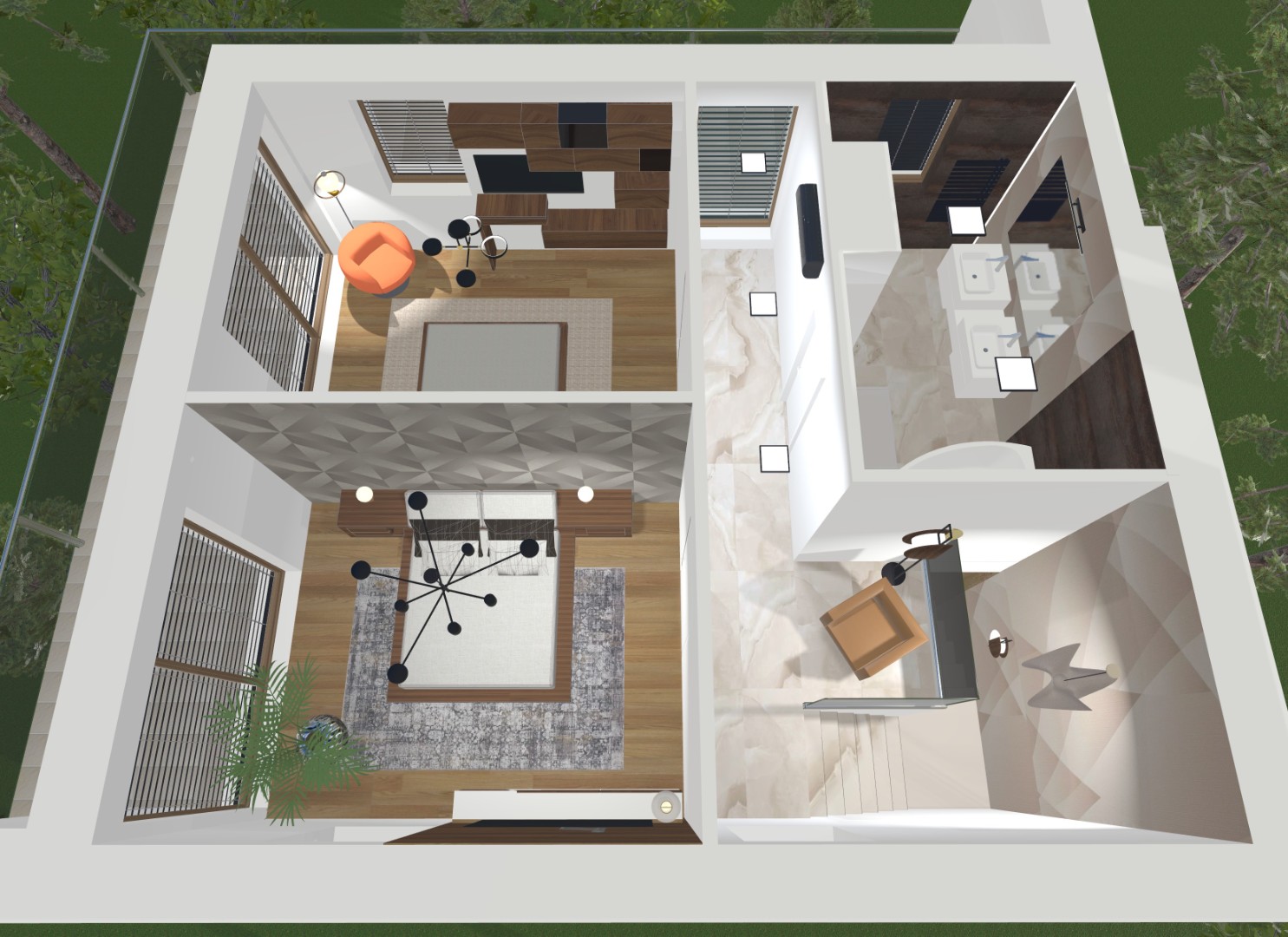 Exkluzív penthouse lakás 77m2 terasszal eladó! - Kép 19