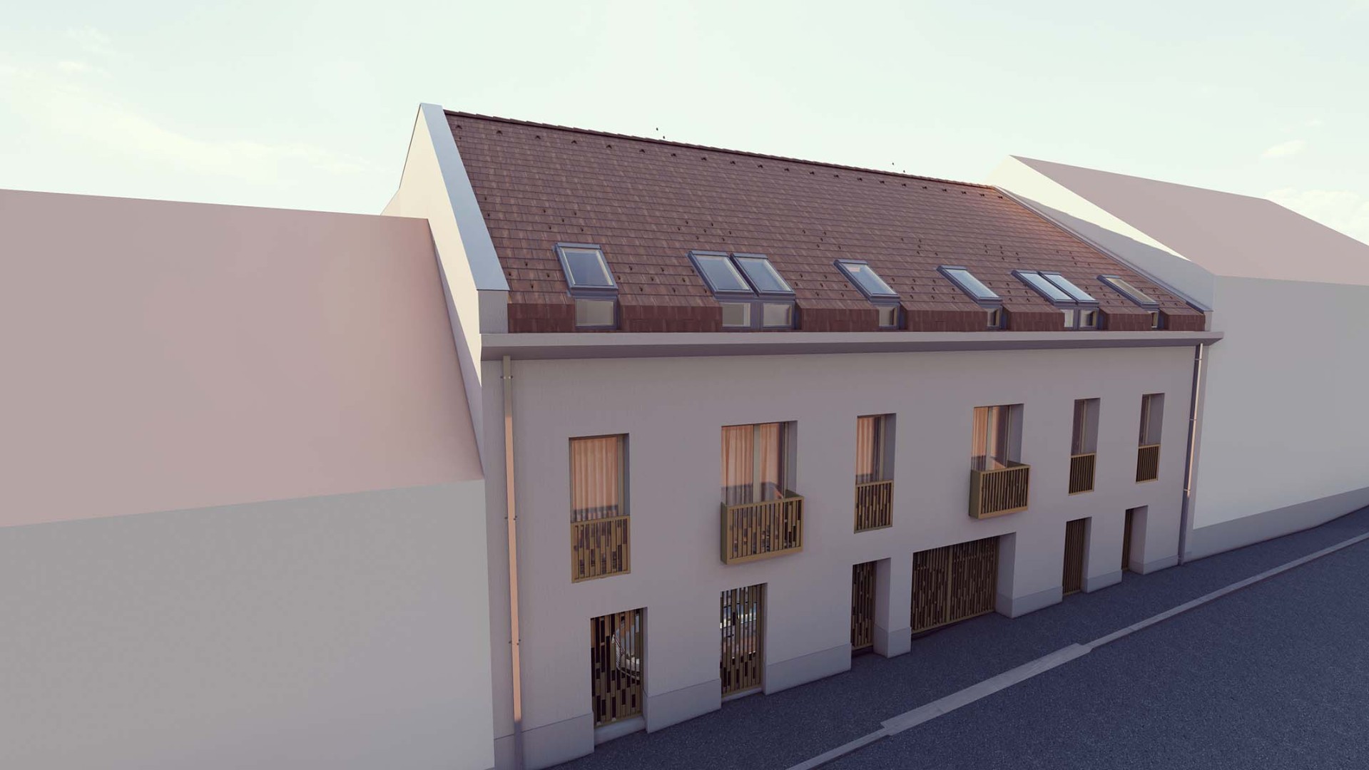 Új építésű, 57 m²-es, 3 szobás lakás, hozzá tartozó francia erkéllyel és hőszivattyús fűtéssel Pécs belvárosának közelében eladó! - Kép 2