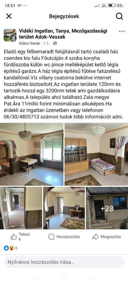 Eladó családi ház Miháld Fő utca - Kép 4