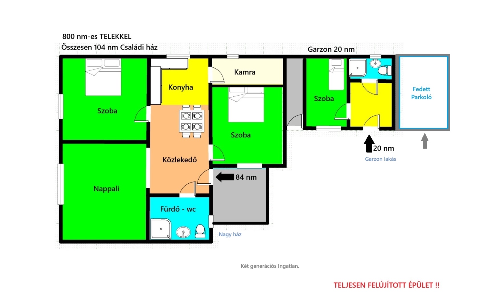 Felújított Családi Ház, Besnyő - Kép 8