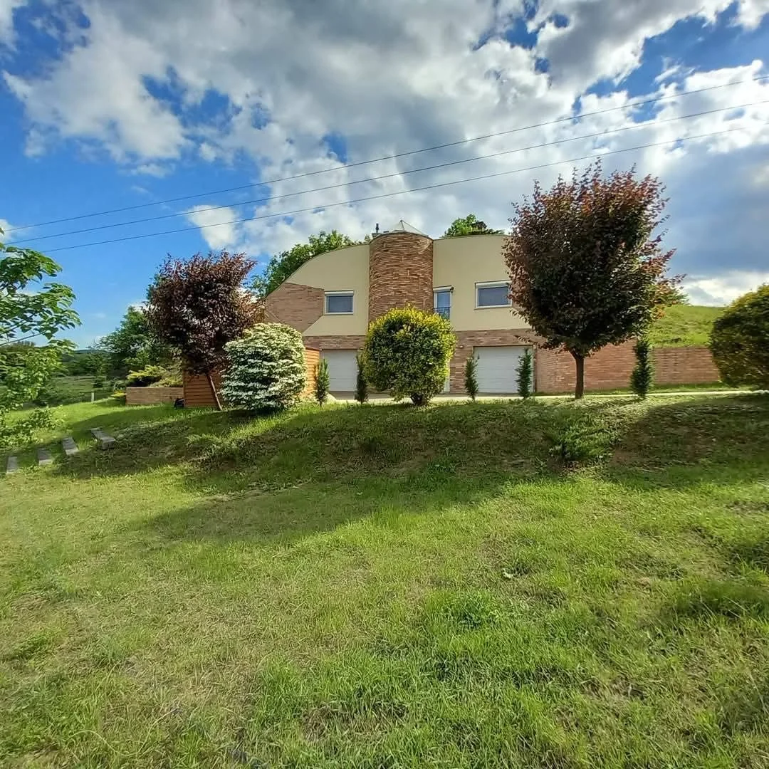 Különleges organikus dombház