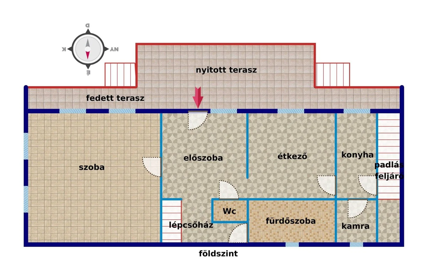 Mánfa központi részén belső két szintes családi ház eladó - Kép 19