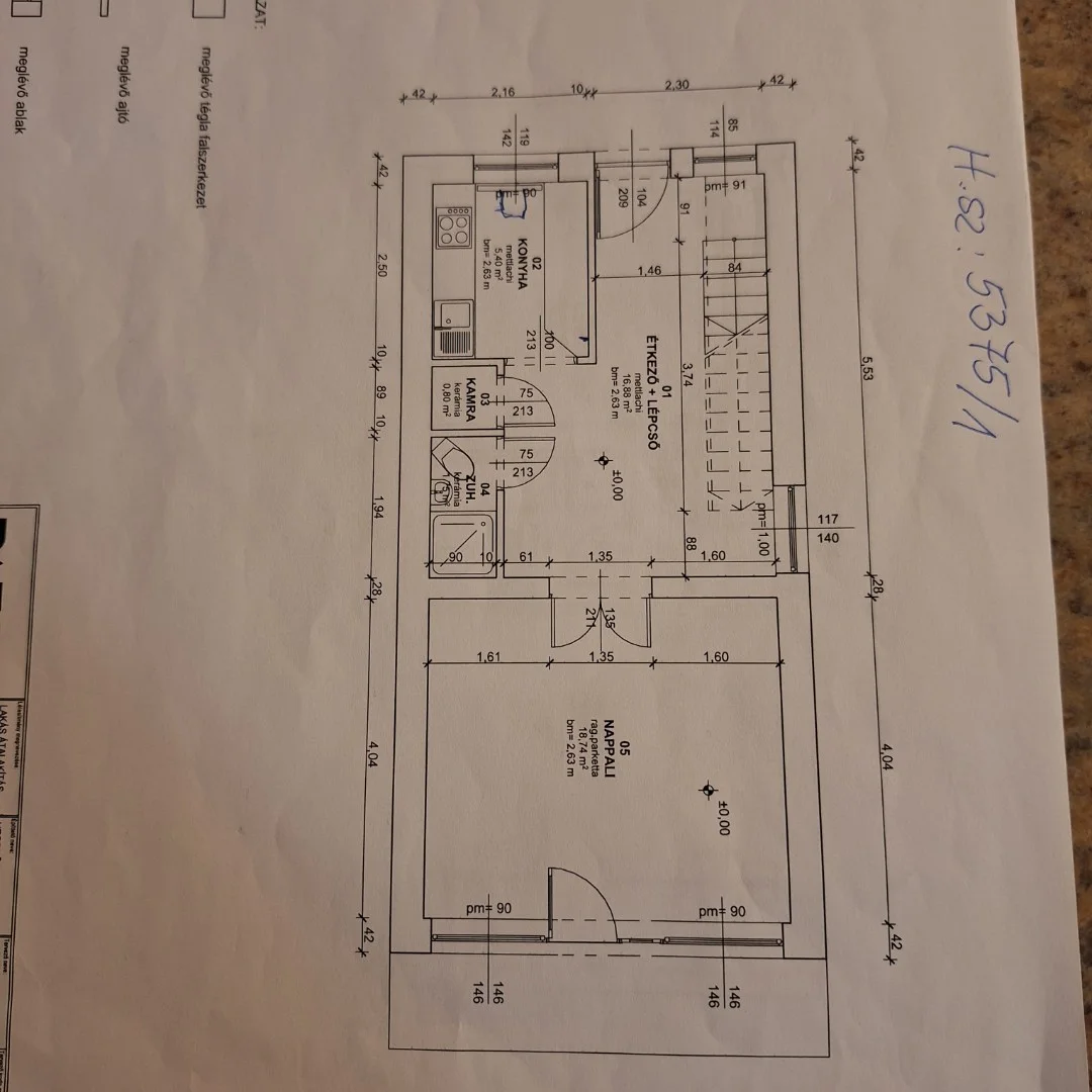 Kétszintes, 74nm-es nappali+2 szobás lakás - Kép 11