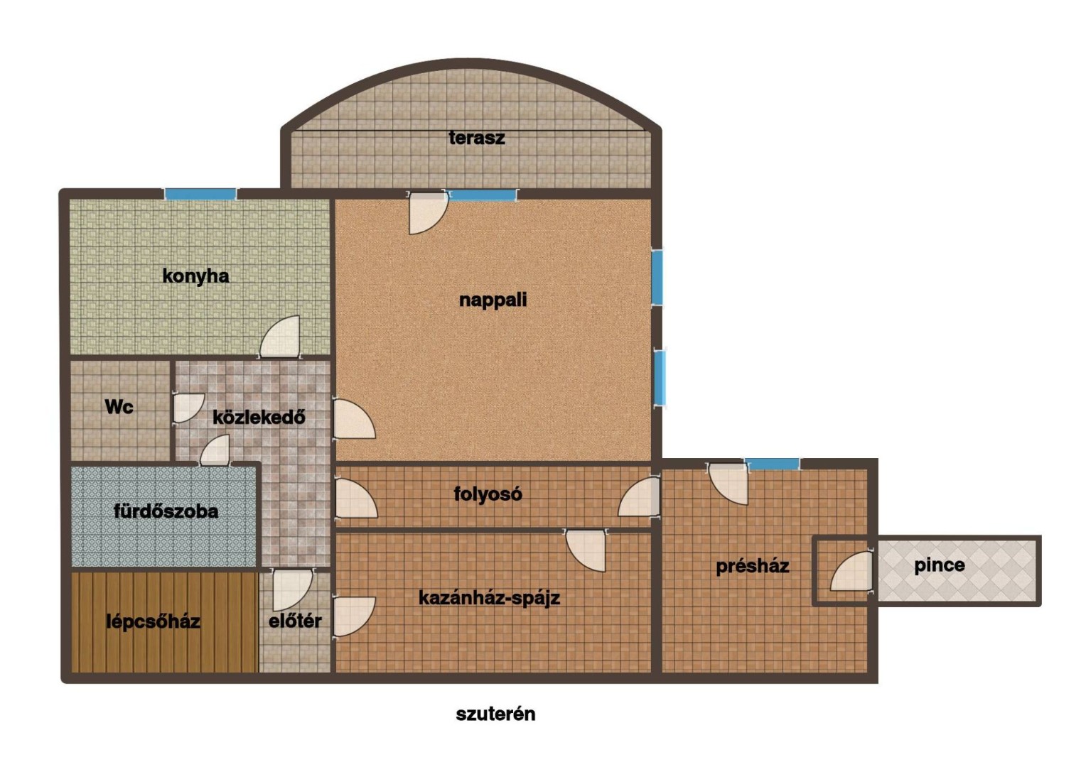 Komló szilvás városrészben panorámás családi ház - Kép 20