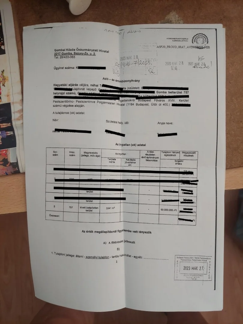 Gombai 3341m2 belterületi telek eladó - Kép 2