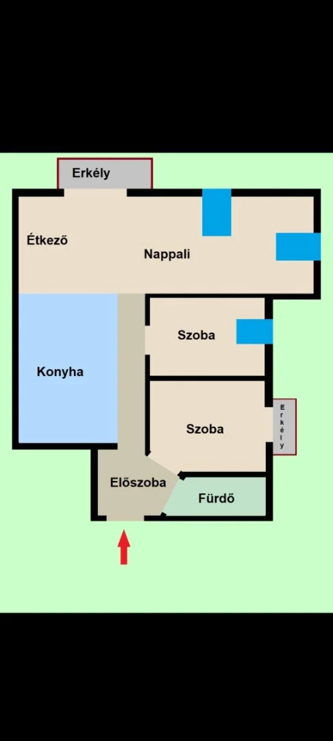 Eladó tégla lakás Üllő Dóra Sándor körút - Kép 12
