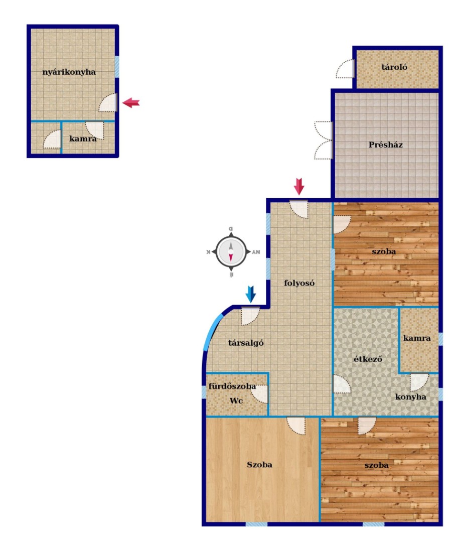 Villány központjában sok lehetőséget magában foglaló családi ház eladó - Kép 20