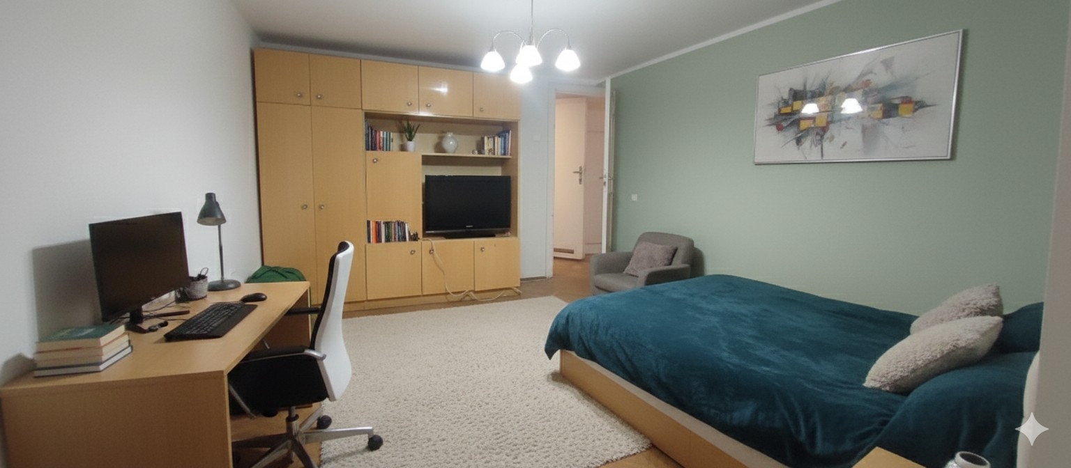 Azonnal költözhető bútorozott 2 szobás lakás - Kép 2