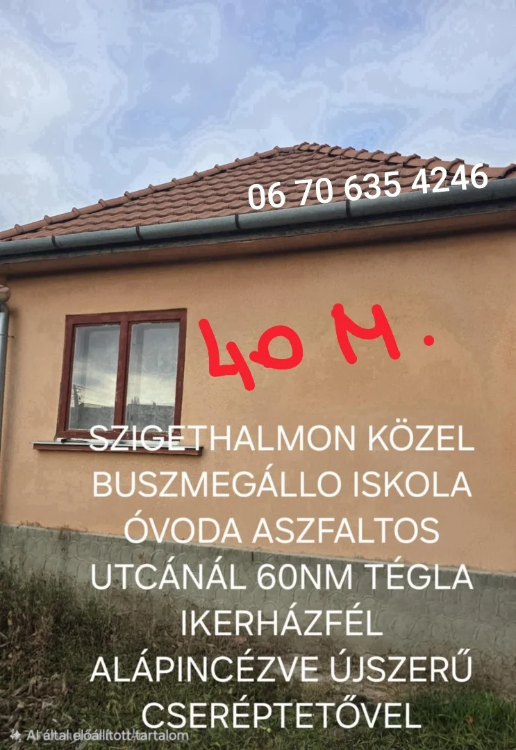 Eladó önálló ház - Kép 2