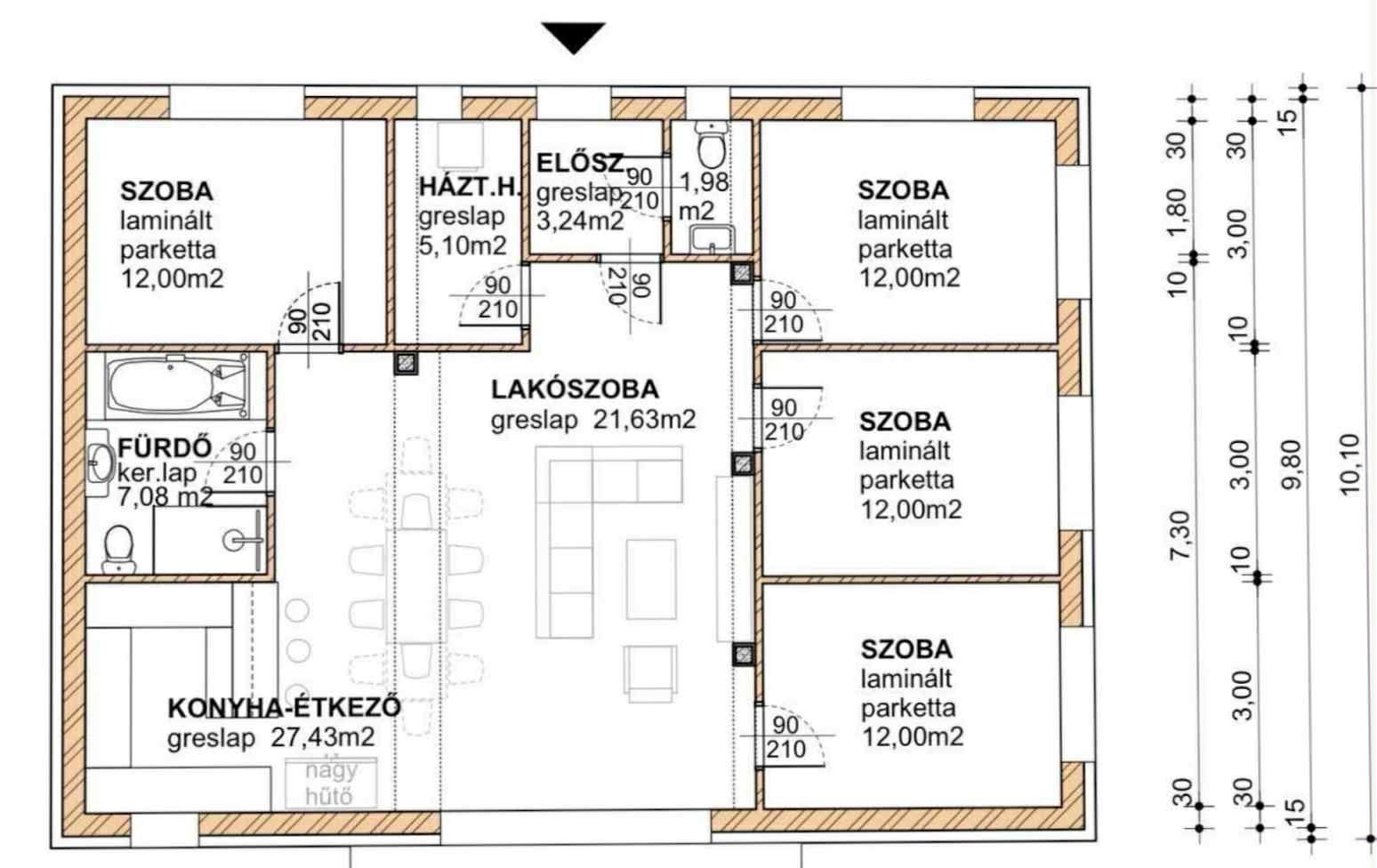 ÚJ ÉPÍTÉSŰ CSALÁDI HÁZAK ELADÓK MAKÁDON - Kép 2