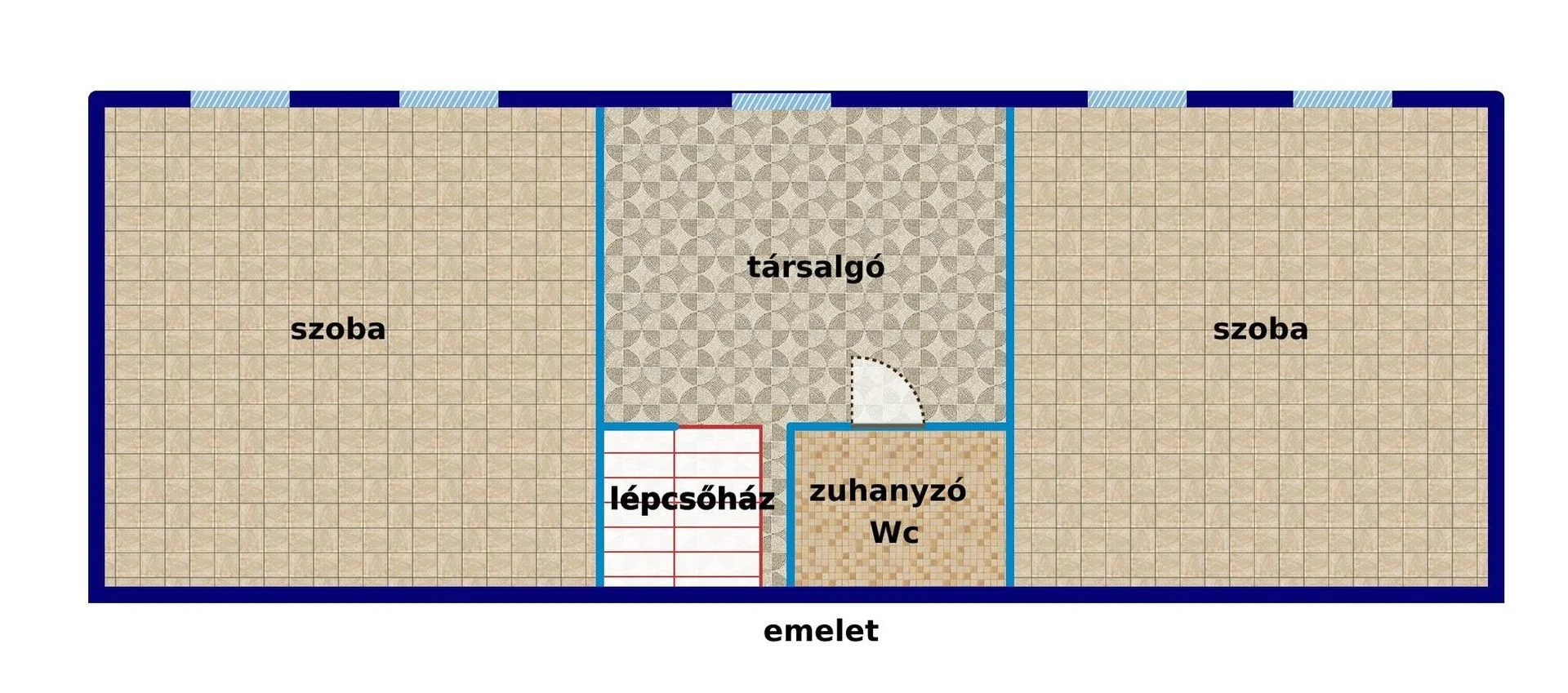 Mánfa központi részén belső két szintes családi ház eladó - Kép 18