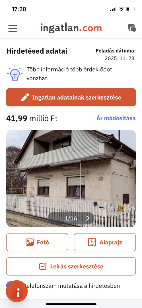 Családi ház eladó!