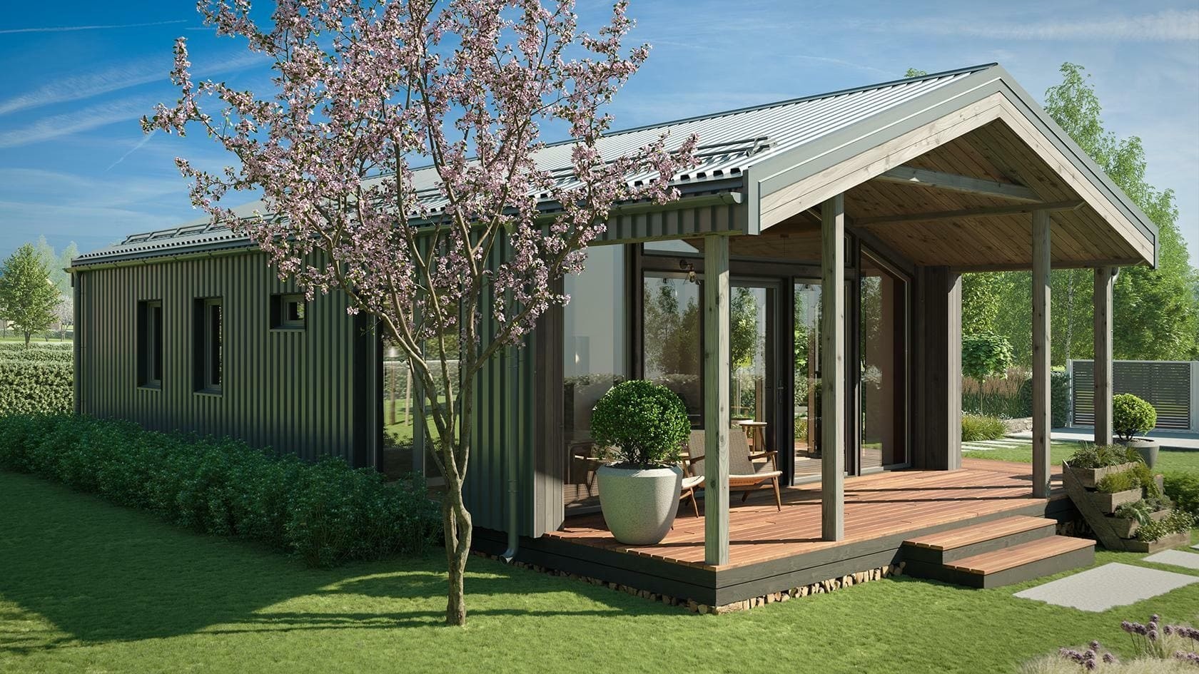 Újépitésű, könnyűszerkezetes lakóház - Kép 2