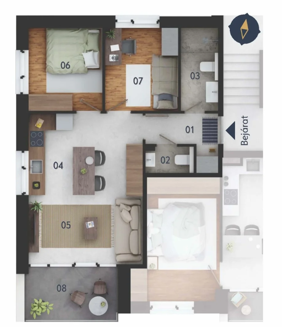 Eladó tégla lakás Pécsen - Kép 15