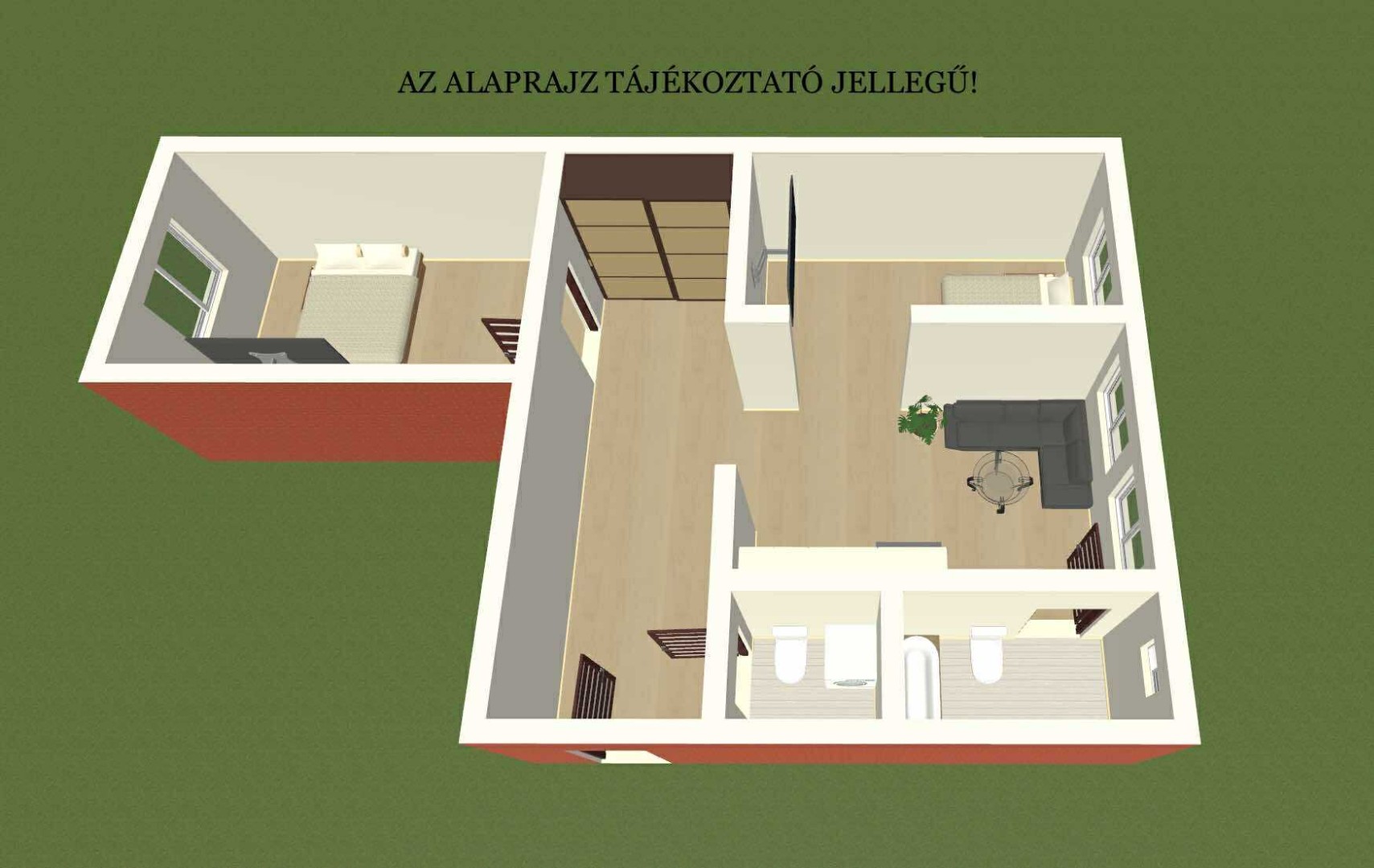 Eladó tégla lakás Kazincbarcikan