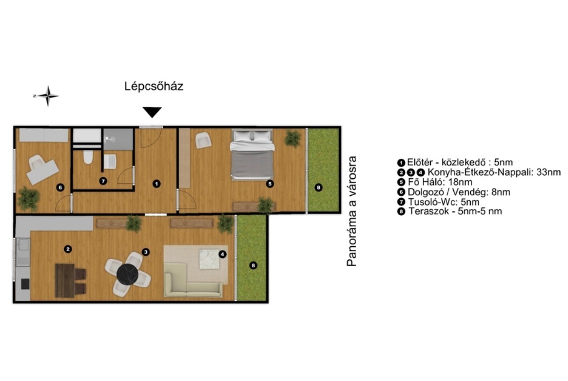 Eladó tégla lakás Pécsen - Kép 8