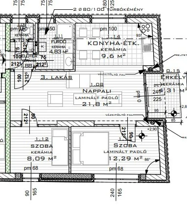 Eladó tégla lakás Pécsen - Kép 11