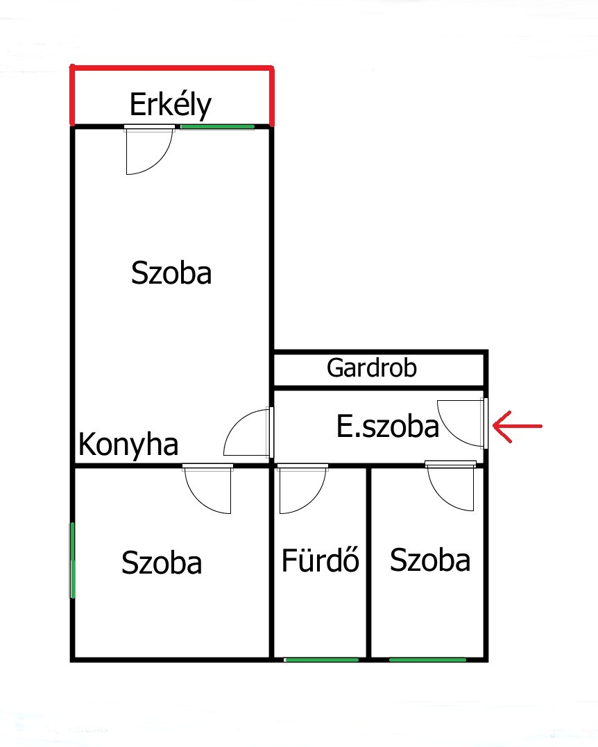Eladó tégla lakás Budapest 10. ker.en - Kép 2