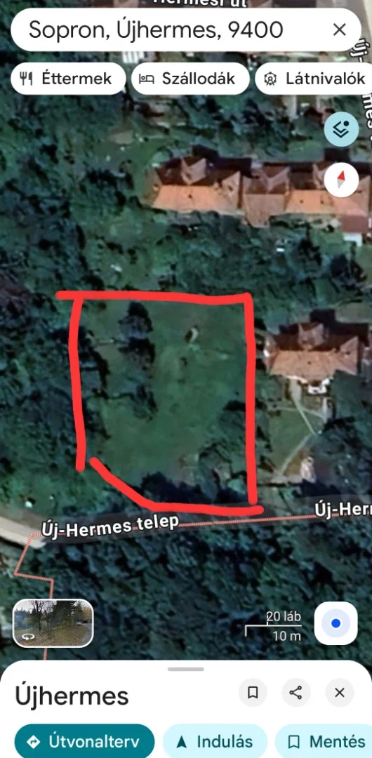 Eladó építési telek Sopronban