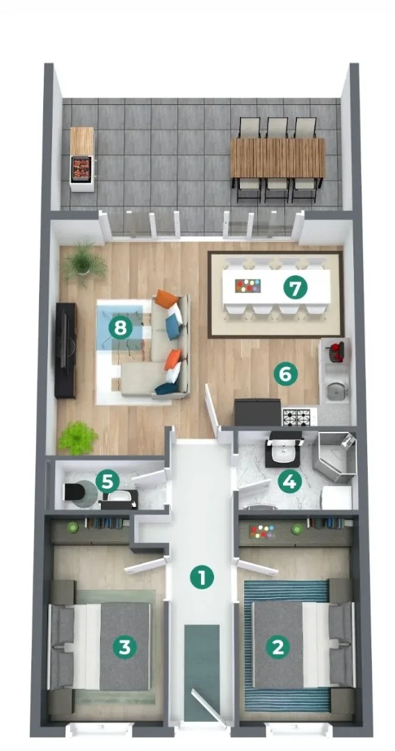 Eladó üdülőházas nyaraló / apartman nyaraló / üdülő Balatonszemesen - Kép 14