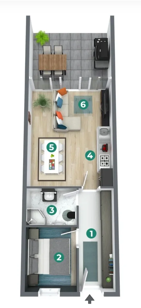 Eladó üdülőházas nyaraló / apartman nyaraló / üdülő Balatonszemesen - Kép 15