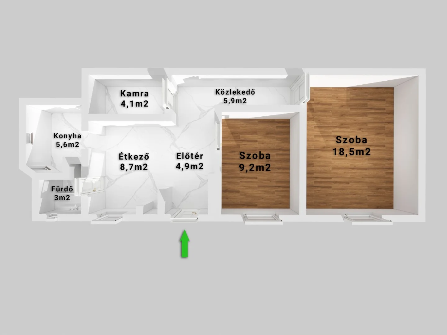 Eladó sorház Esztergomban - Kép 7