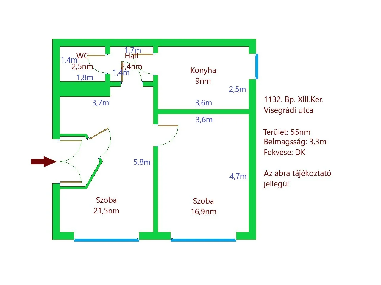 Kiadó üzlet iroda / üzlet / kereskedelmi / szolgáltató Budapest 13. ker.en