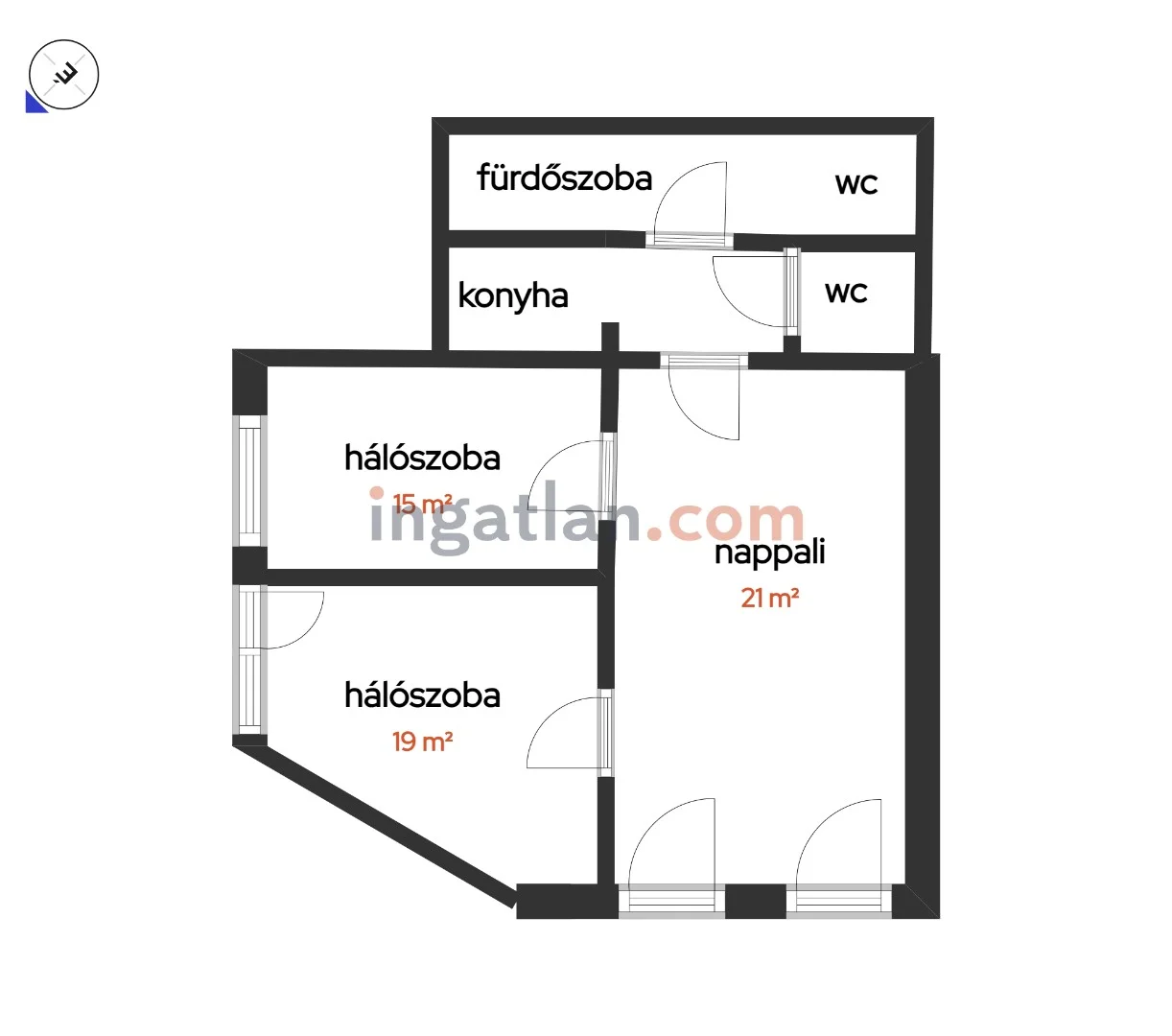 Kiadó iroda iroda / üzlet / kereskedelmi / szolgáltató Budapest 05. ker.en - Kép 3
