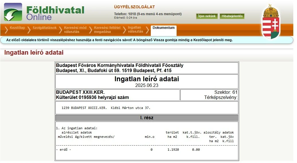Eladó erdő mezőgazdaság Budapest 23. ker.en - Kép 3