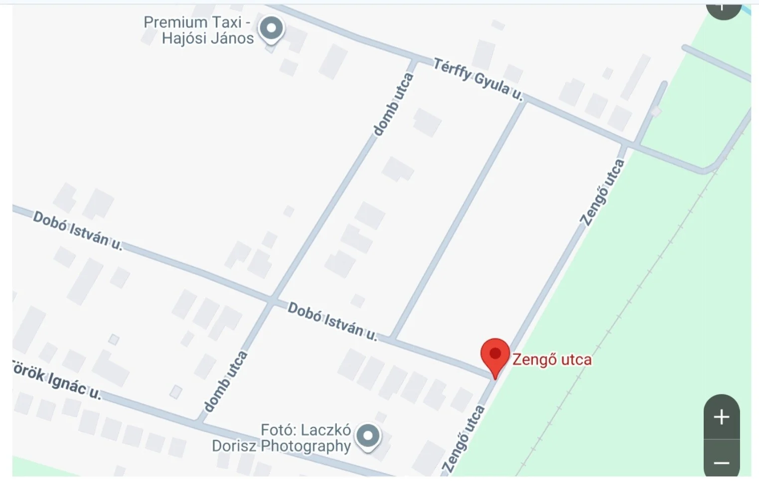 Eladó építési telek Komáromon