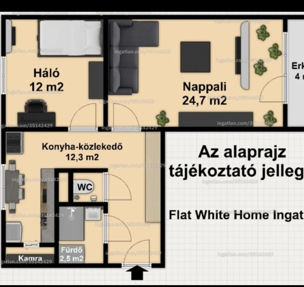 Eladó panel lakás Szeged Becsei - Kép 3