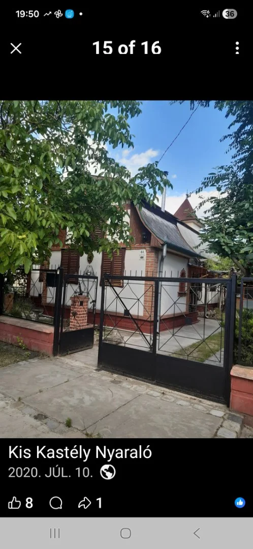 Eladó önálló nyaraló nyaraló / üdülő Tiszakécsken