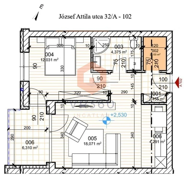 Eladó tégla lakás Kozármisleny József Attila - Kép 4