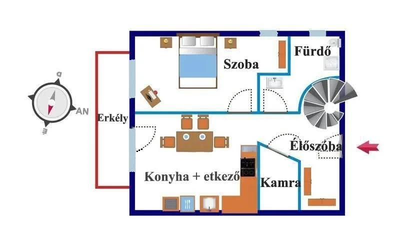 Eladó tégla lakás Sopron Gida patak utca - Kép 17