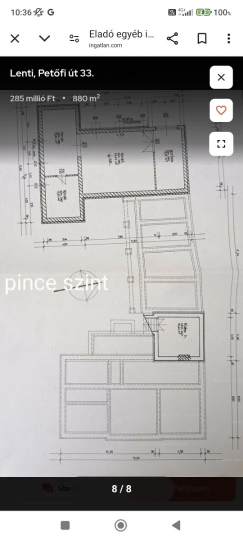 Eladó hotel, szálloda iroda / üzlet / kereskedelmi / szolgáltató Lenti Petőfi út - Kép 8