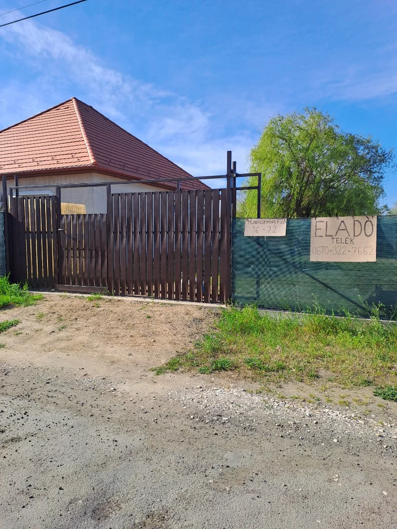 Eladó építési telek Csörög Munkácsy Mihály utca