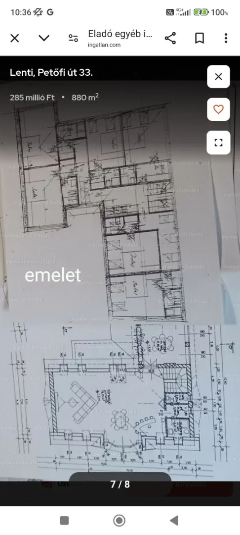 Eladó hotel, szálloda iroda / üzlet / kereskedelmi / szolgáltató Lenti Petőfi út - Kép 5