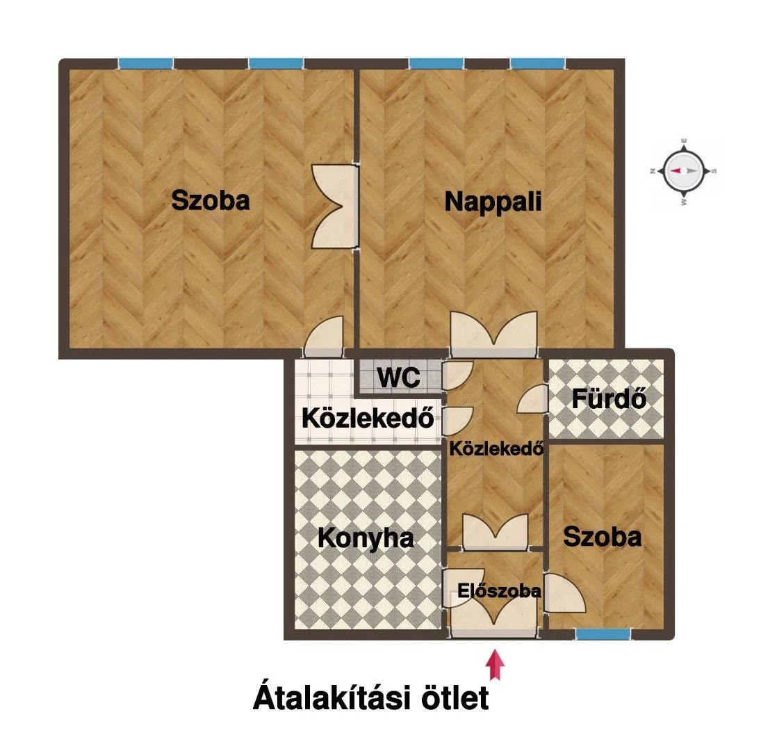 Eladó tégla lakás Budapest 08. ker. Kerepesi út - Kép 5