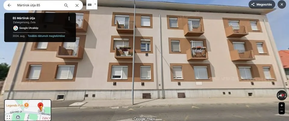 Eladó tégla lakás Zalaegerszeg Mártirok