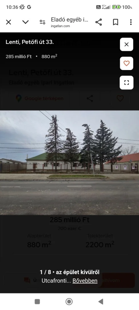 Eladó hotel, szálloda iroda / üzlet / kereskedelmi / szolgáltató Lenti Petőfi út - Kép 2