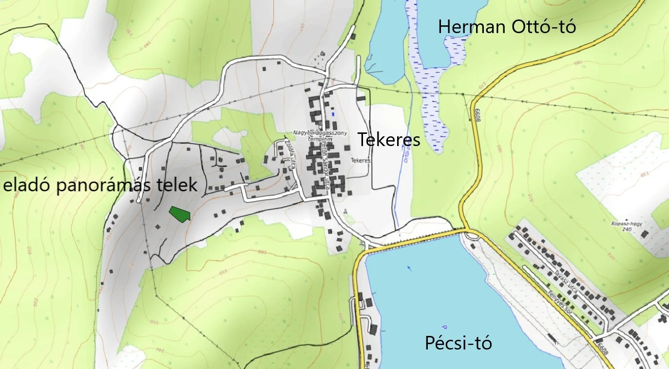 Eladó építési telek Orfű