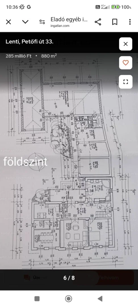 Eladó hotel, szálloda iroda / üzlet / kereskedelmi / szolgáltató Lenti Petőfi út - Kép 6