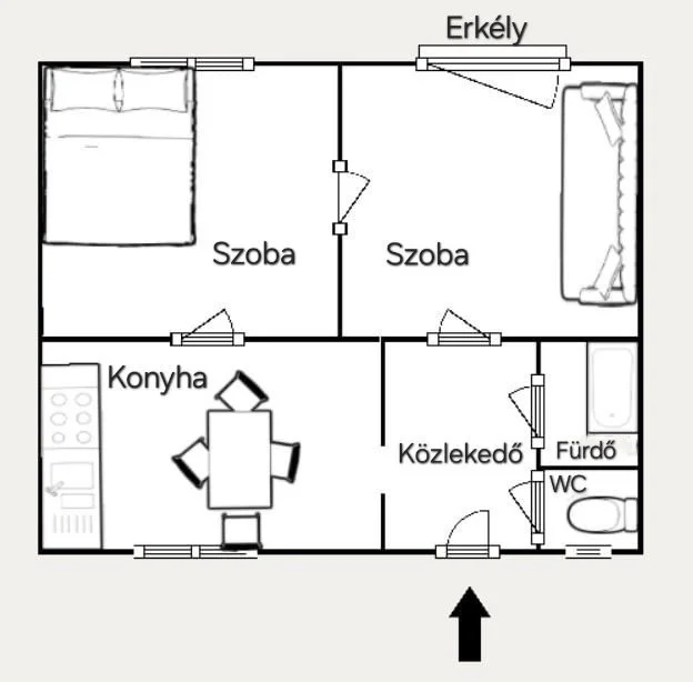 Eladó tégla lakás Kecskemét - Kép 8