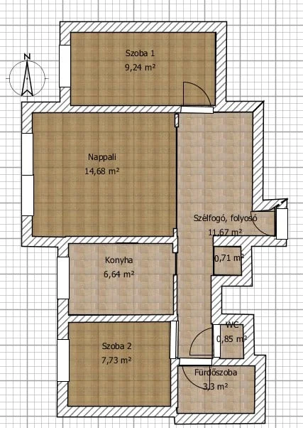 Eladó tégla lakás Szentgotthárd Árpád - Kép 15
