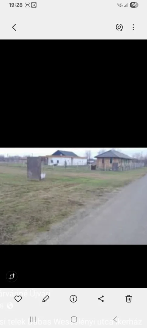 Eladó építési telek Dabas Nemzetőr