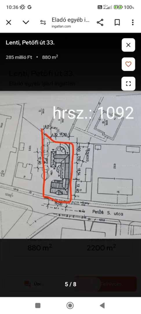 Eladó hotel, szálloda iroda / üzlet / kereskedelmi / szolgáltató Lenti Petőfi út - Kép 7