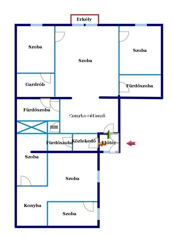 Eladó tégla lakás Budapest 13. ker. Szent István körút - Kép 13