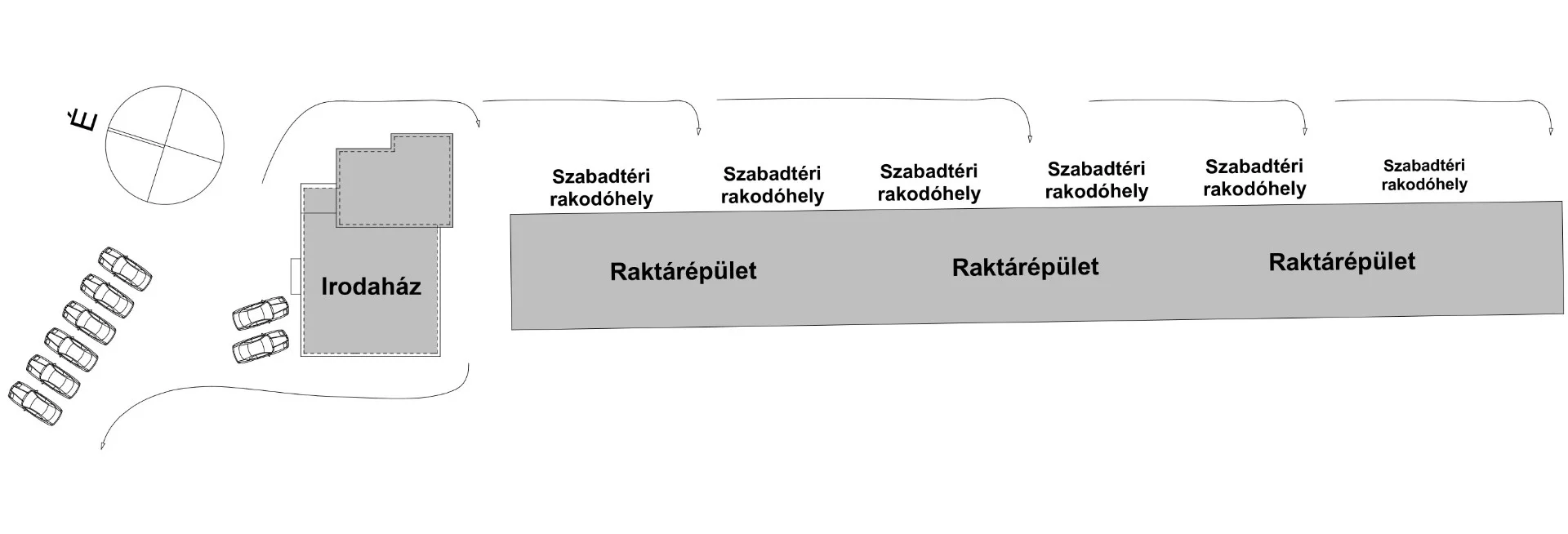 Eladó csarnok ipari / raktár Solymár Külső Vasút út