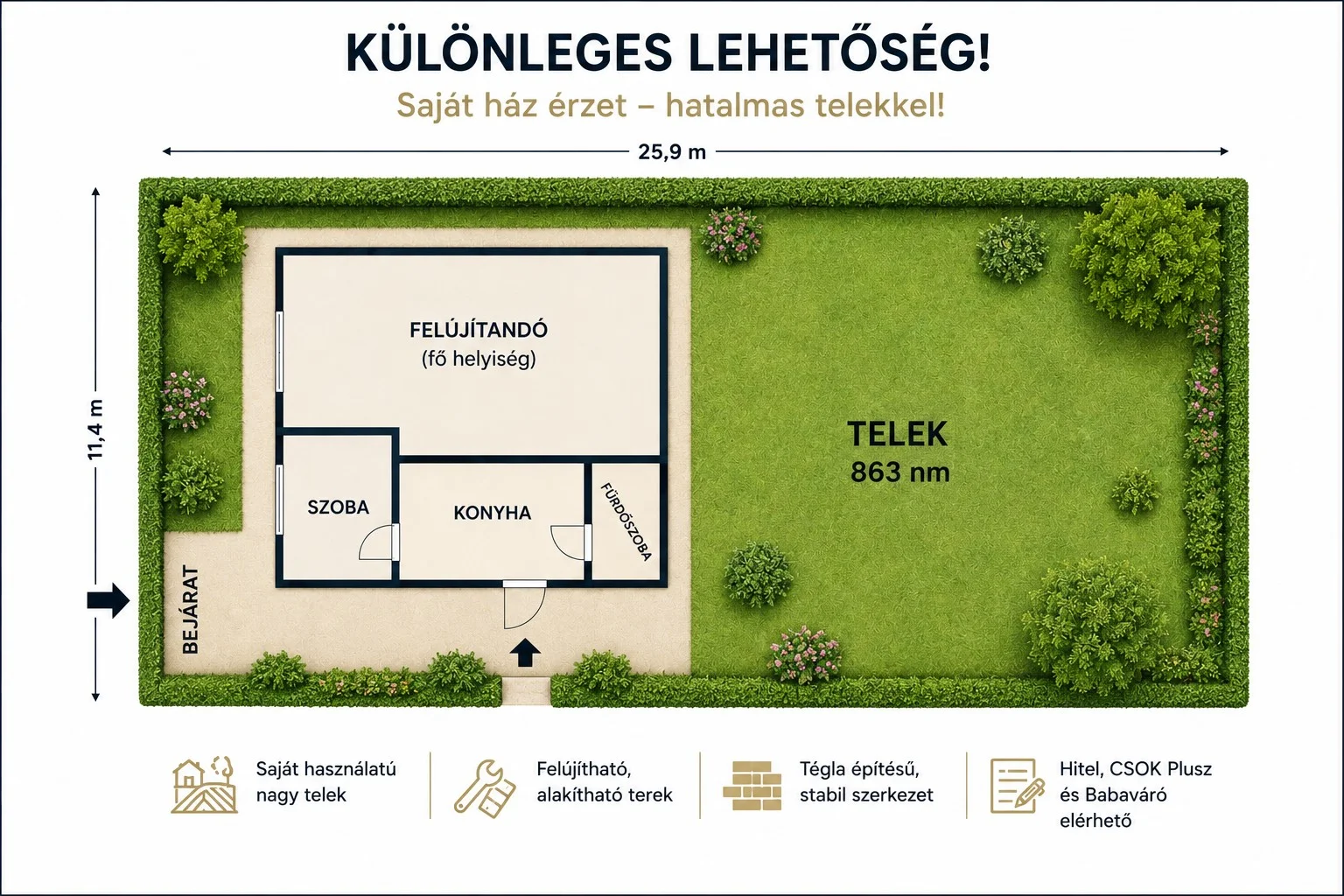 Eladó családi ház Üllő - Kép 11